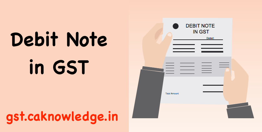 Debit Note in GST