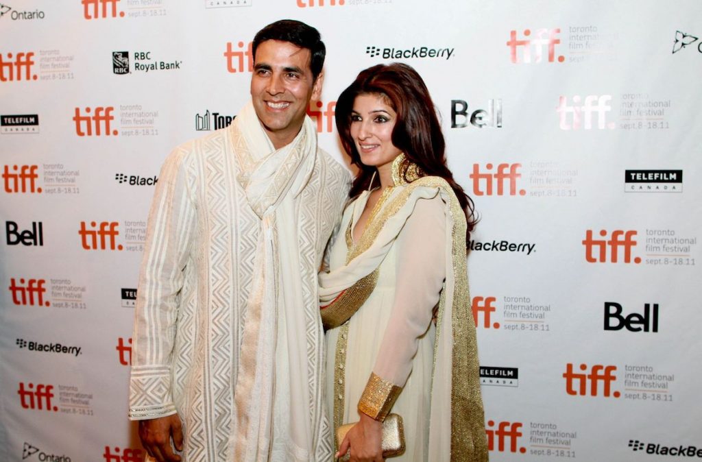 Akshay Kumar with wife
