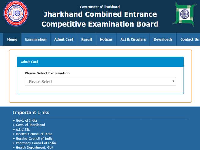 Jharkhand Polytechnic Admit card