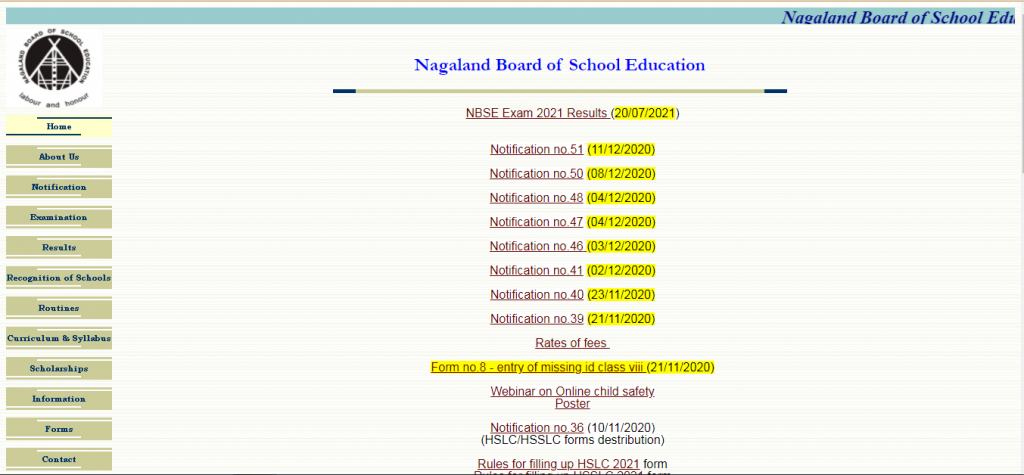 NBSE-HSLC-result