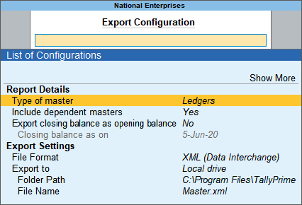 Export-tally-data