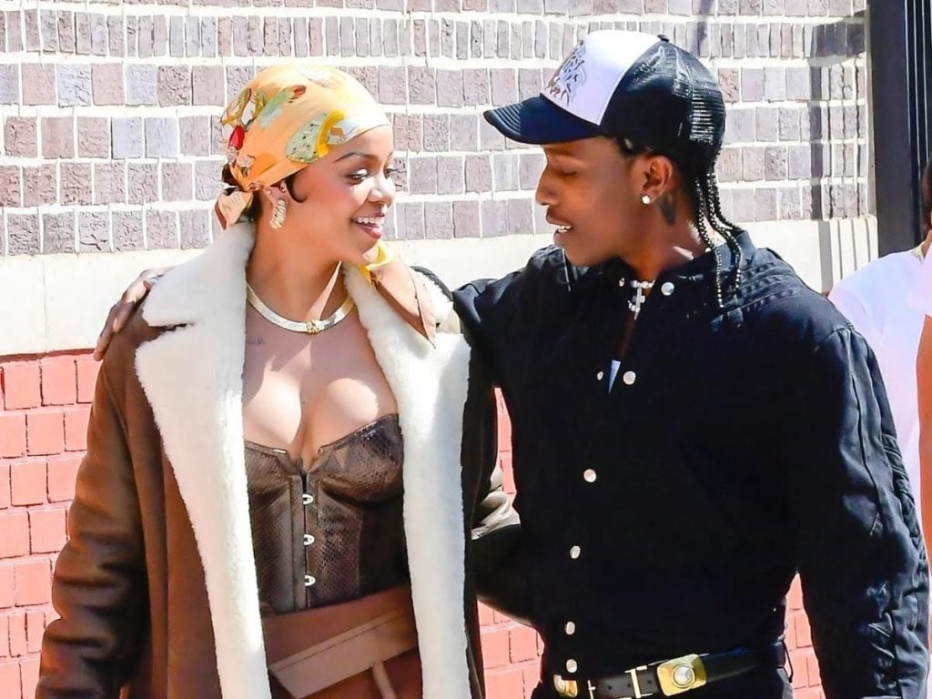 ASAP Rocky with Rihanna