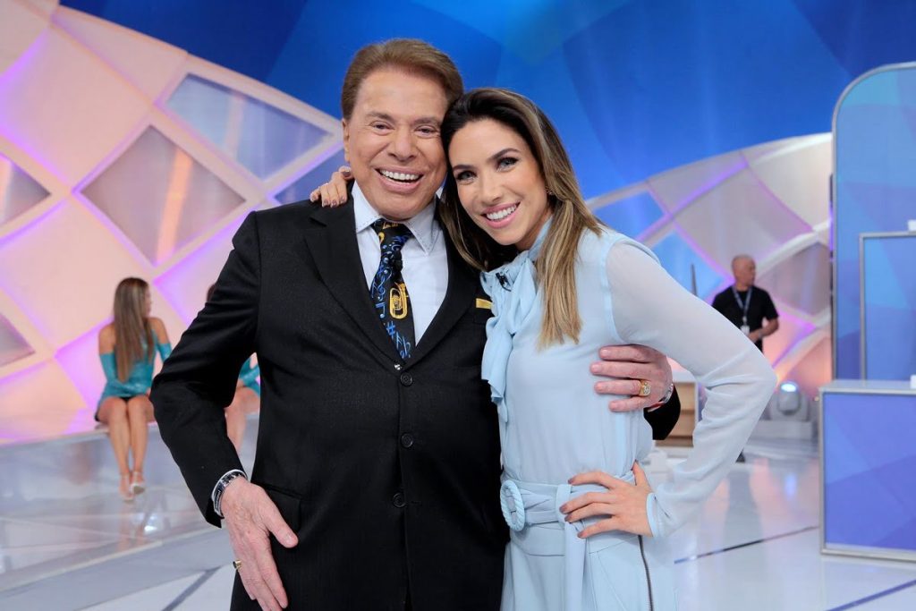 Silvio Santos with his wife