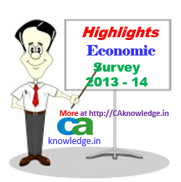 Highlights of economic survey 2013-14