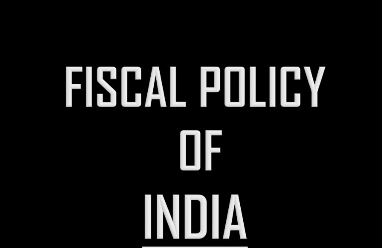 Fiscal Policy of India New