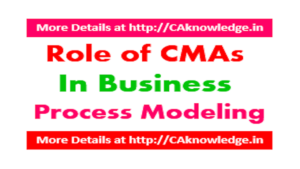 Role of CMAs in Business Process Modeling