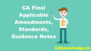 CA Final Applicable Amendments, Standards