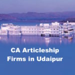 CA Articleship Firms Udaipur