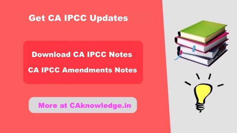 CA IPCC Notes