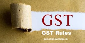 GST Rules 2017