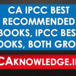 CA IPCC Best Recommended Books