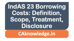 IndAS 23 Borrowing Costs