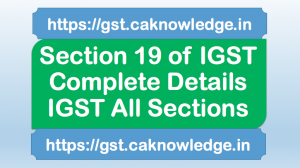 Section 19 of IGST
