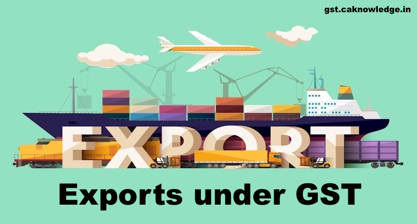Exports under GST