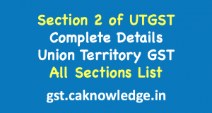 Section 2 of UTGST