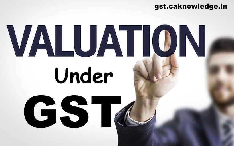 Valuation in GST of Goods and Services understand with Examples