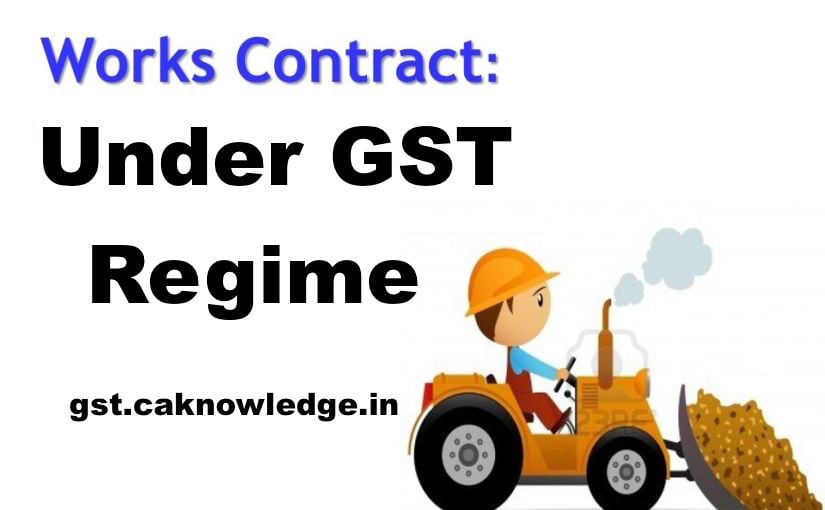 Work Contract under GST