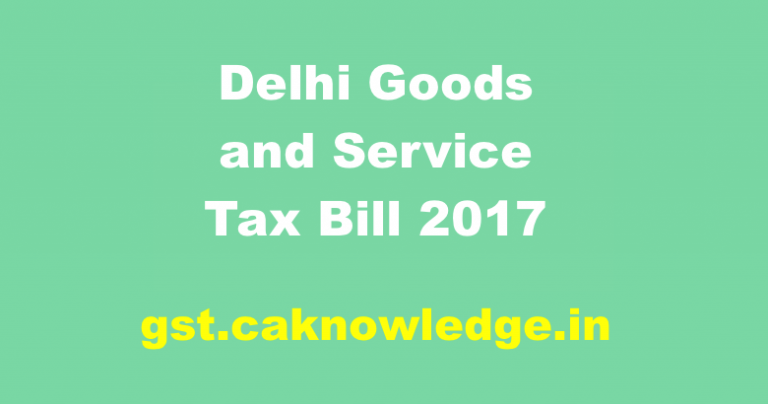 Delhi GST Act