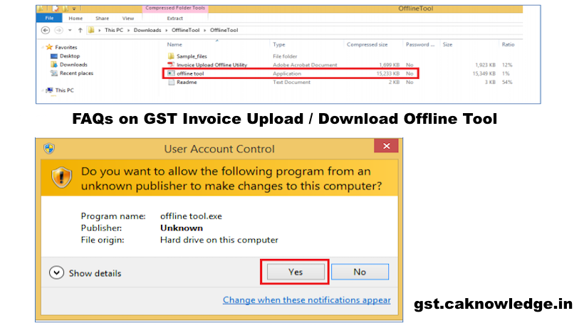 FAQs on GST Invoice Upload : Download Offline Tool