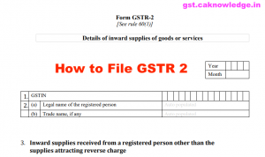 How to File GSTR 2