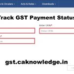 Track GST Payment Status