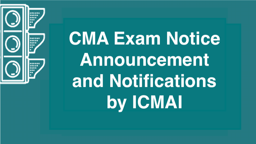 CMA Exam Notice