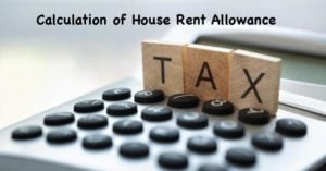 Calculation of House Rent Allowance