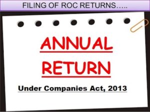 Compliances of Annual Return under Companies Act