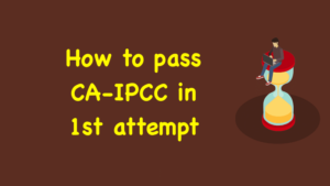 How to pass CA IPCC in 1st attempt