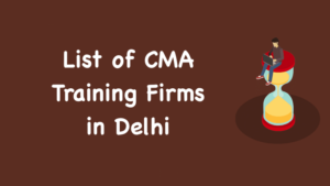 Top CMA Firms in Delhi