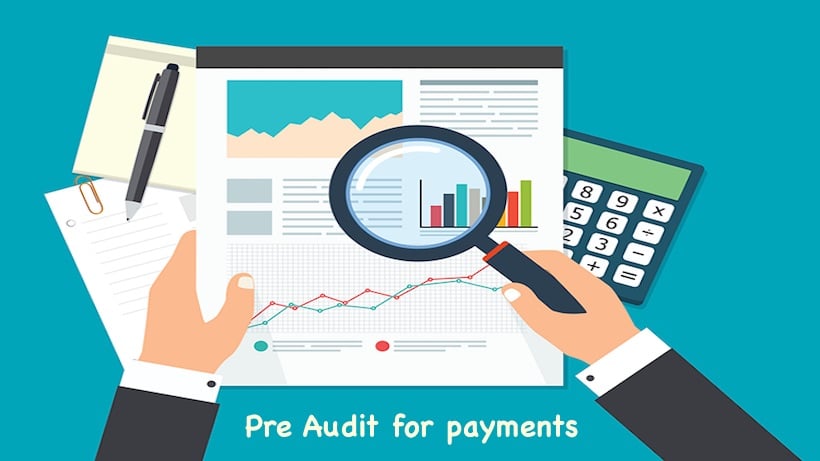Pre Audit for payments