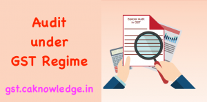 Special Audit in GST