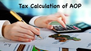 Tax Calculation of AOP