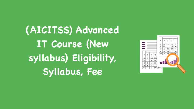 Advanced IT Course AICITSS