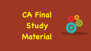 CA Final Study Material