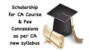 Scholarship for CA Course
