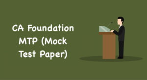 CA Foundation MTP