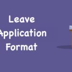 Leave Letter Format