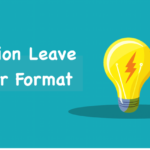Vacation Leave Letter Format
