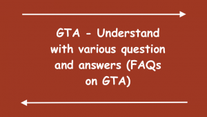 FAQs on GTA