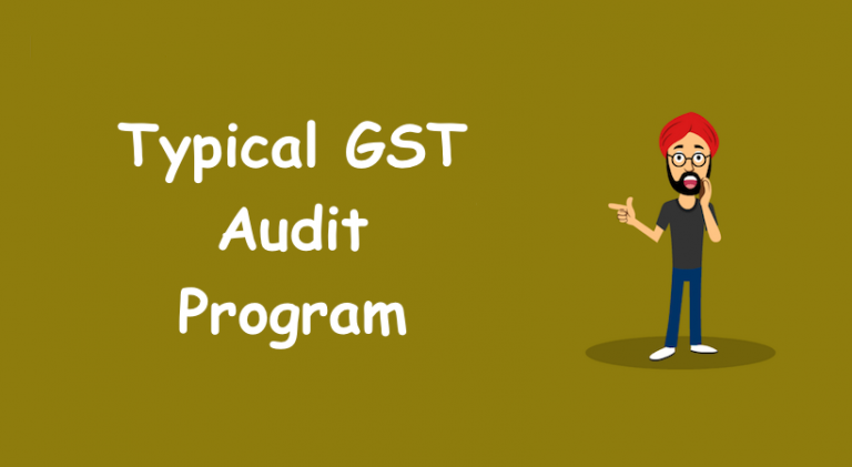 Typical GST Audit Program