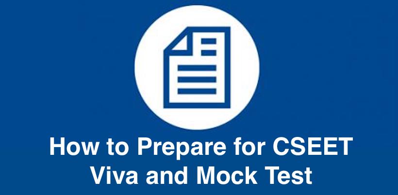 How to Prepare for CSEET Viva