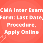 CMA Inter Exam Form