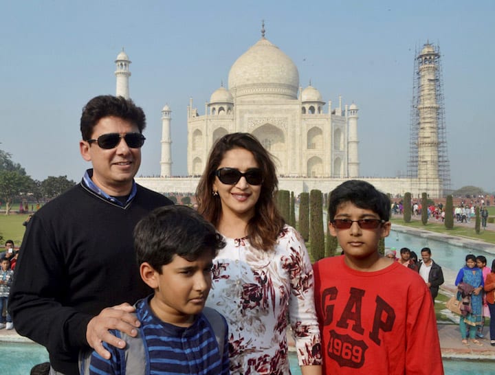Madhuri Dixit With Family