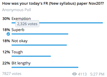 FR New Syllabus Poll Nov 2020