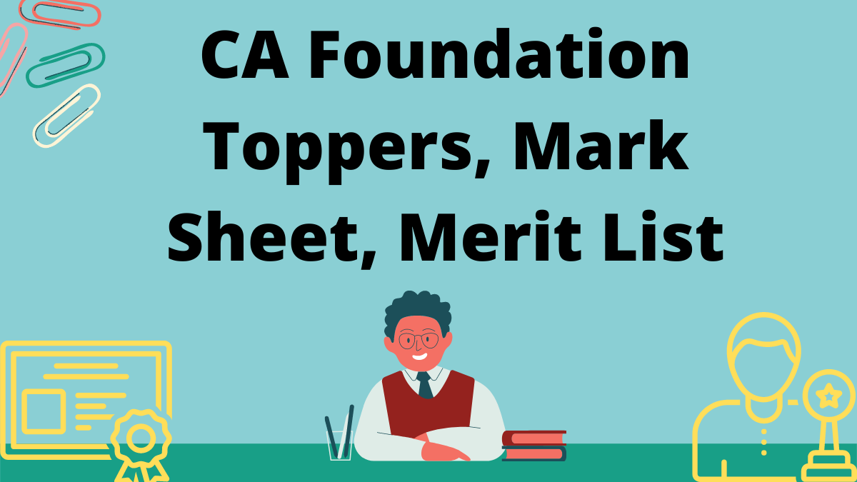 CA Foundation Toppers