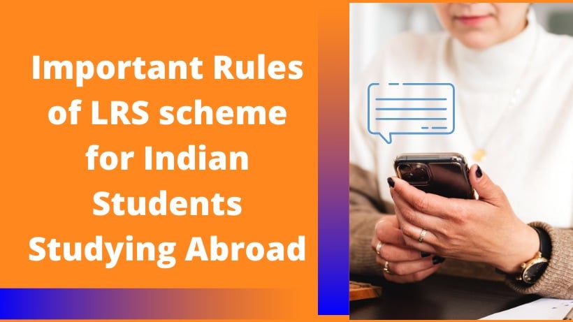 Important Rules of LRS scheme for Indian Students Studying Abroad
