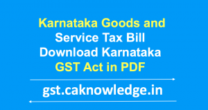 Karnataka GST Act