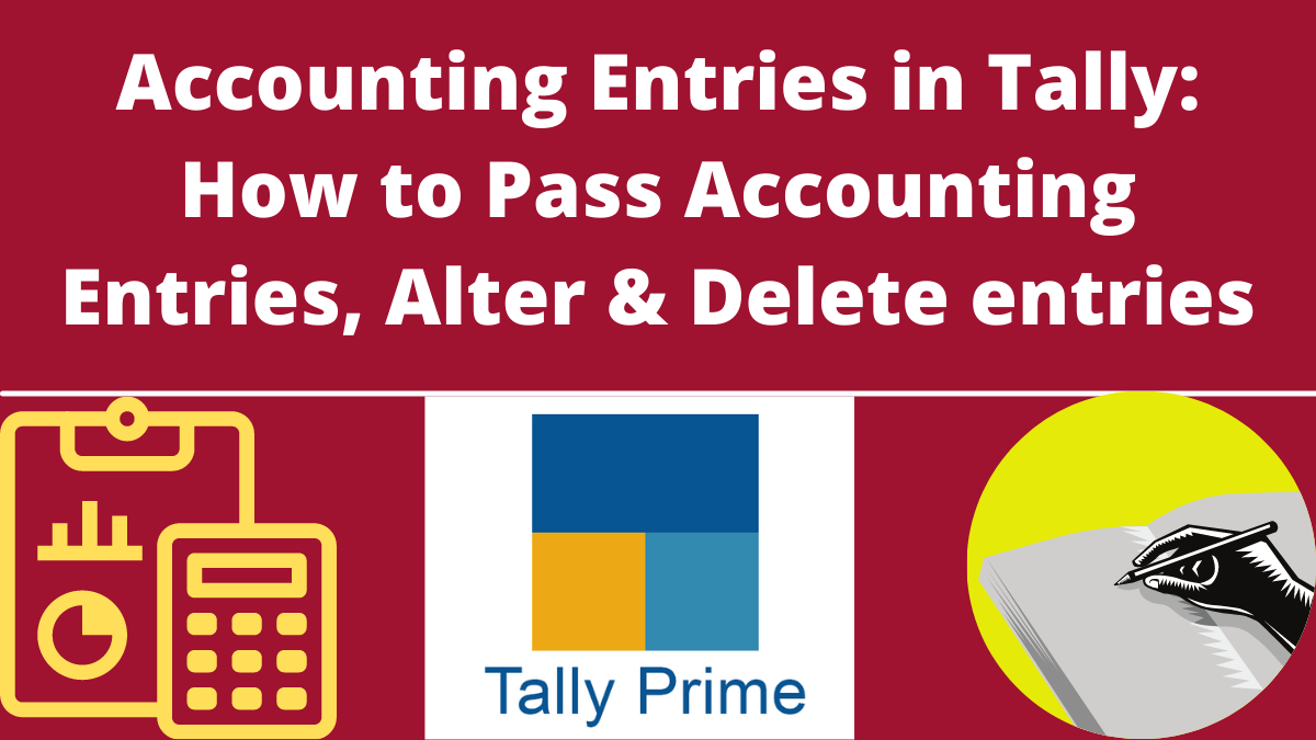 Accounting Entries in Tally