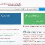ICAI Exam Form Dec 2021